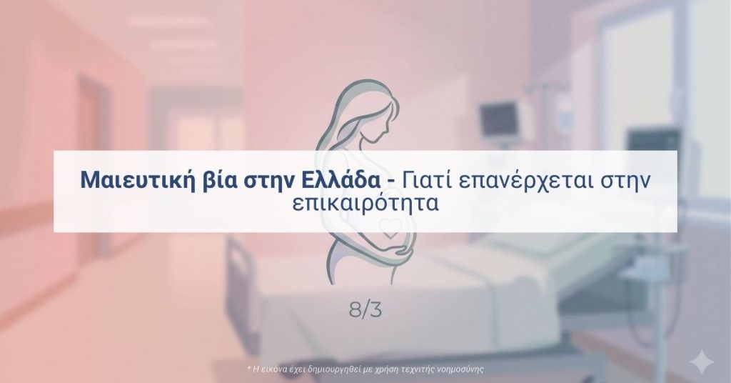 Μαιευτική βία στην Ελλάδα και η συζήτηση που επανέρχεται στην επικαιρότητα μετά την 8η Μαρτίου
