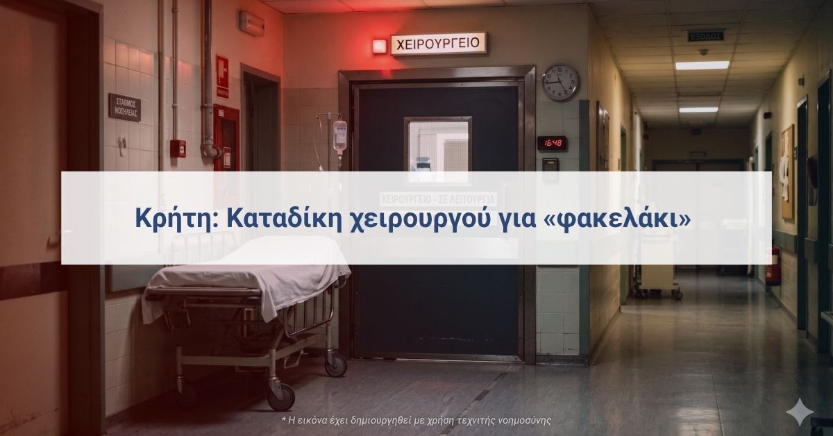 Καταγγελία για φακελάκι σε χειρουργείο και δικαιώματα ασθενή